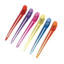 B.6 PINZAS GRANDES METAL-PLASTICO COLORES     