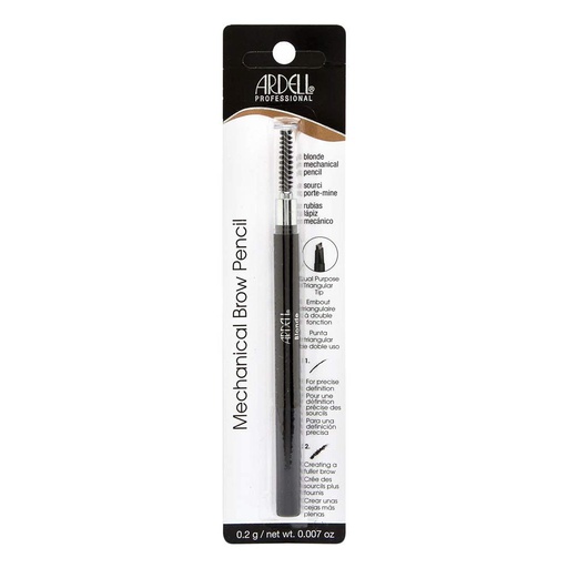 [75122] MECHANICAL BROW PENCIL W/ SPOOLIE MED BROWN 0.2 G 