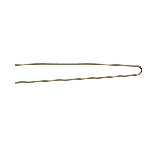 [04537] Caja 150 Horquillas Bronce Moño Lisa 85Mm     