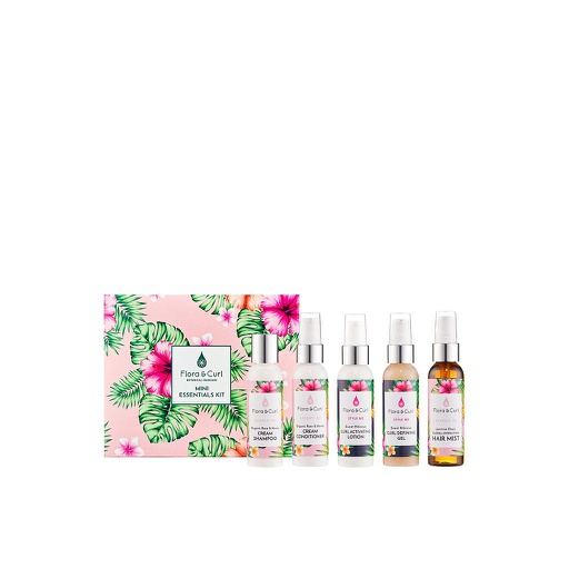 [FC013] Flora &amp; Curl Mini Essentials Kit 5 X 75 ml