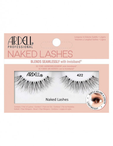 [70477] ARDELL PESTAÑAS NAKED LASH 422                                                                                                    (Acabado de pestaña natural con un sutil volumen y longitud.)