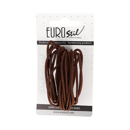 CARTON 25 GOMAS COLOR MARRON                  