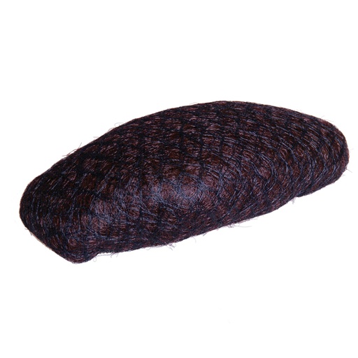 [03636/65] Relleno Moño Grande Alargado Castaño          