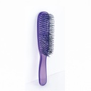 Cepillo Plano Transparente Pua Plastico Krystal Brush Lila Bifull