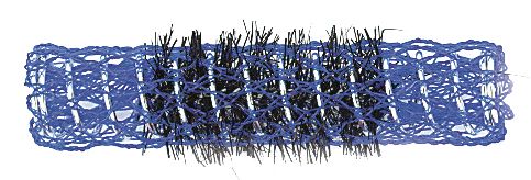 [2210129] Rulos Malla Azules 12 Mm