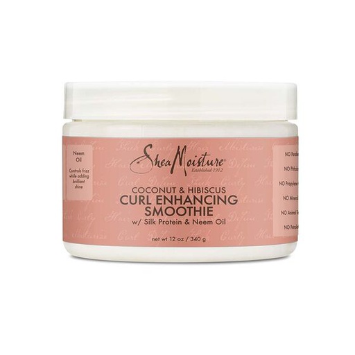 [764302290223] Shea Moisture COCONUT &amp; HIBISCUS CURL ENHANCING  SMOOTHIE 340g. 