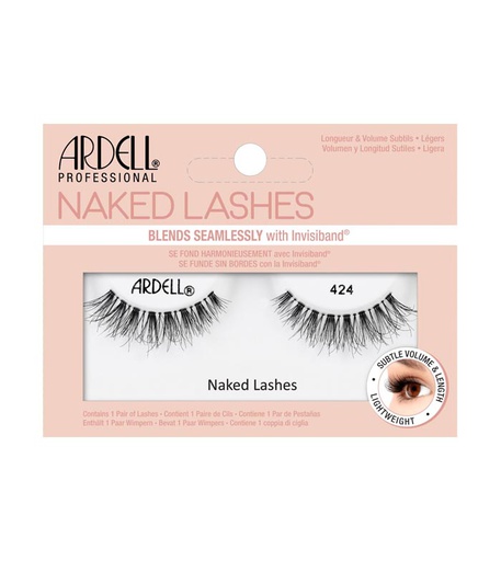 [70479] ARDELL PESTAÑAS NAKED LASH 424                                                                                                    (Pestañas con borde acentuado. Acabado de pestaña natural con un sutil volumen y longitud.)